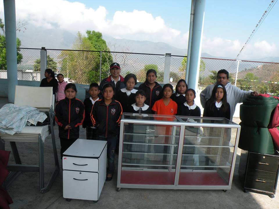 Visita a la escuela Francisco I. Madero de la localidad de Acatla, Veracruz