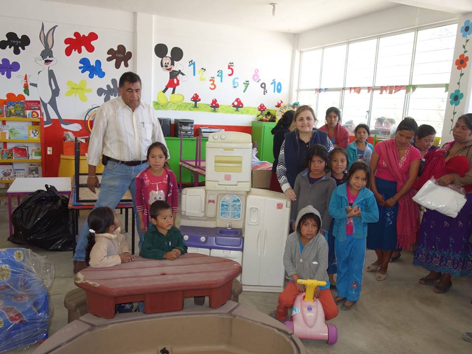 Visita al Kinder Francisco Gabilondo Soler del Municipio de Acultzingo Veracruz